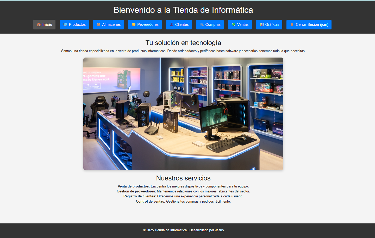 Proyecto de gestión informática en Python